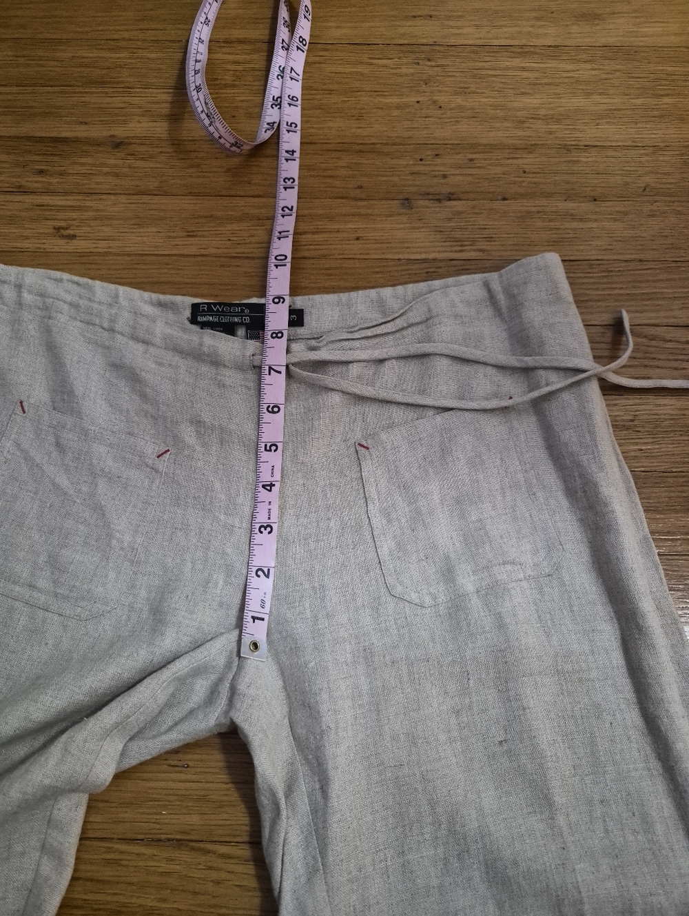 Y2K Rampage Linen-Blend Pants - Picture 6 of 8